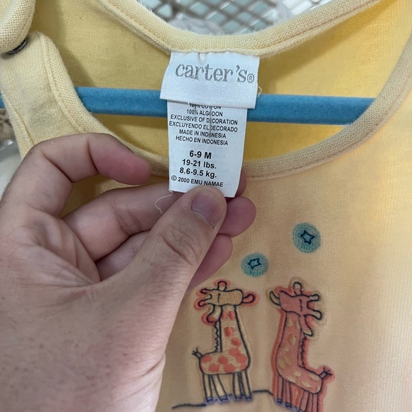 Vintage carters giraffe romper - Picture 3 of 3